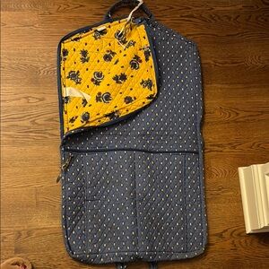 Blue Quilted Garment Bag